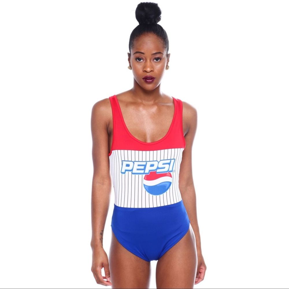 Pepsi Racerback Graphic Bathing Suit